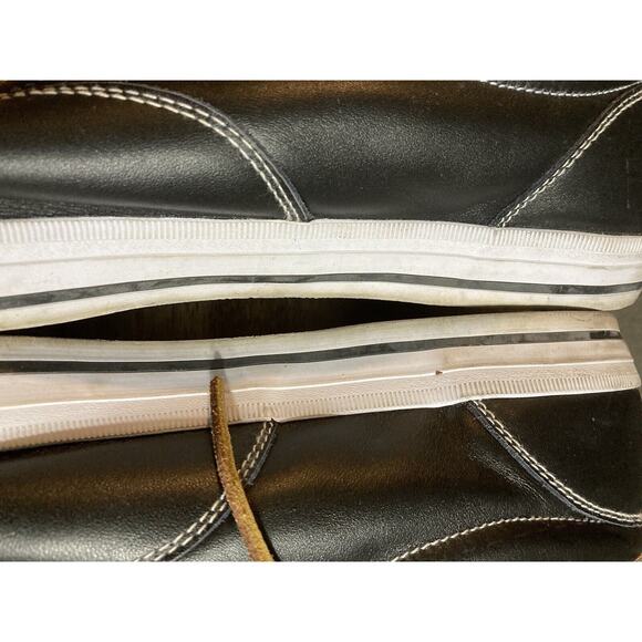 Polo Ralph Lauren Men's Black Vaughn Canvas/Leather Upper Deck Shoes size 16D - Picture 9 of 11